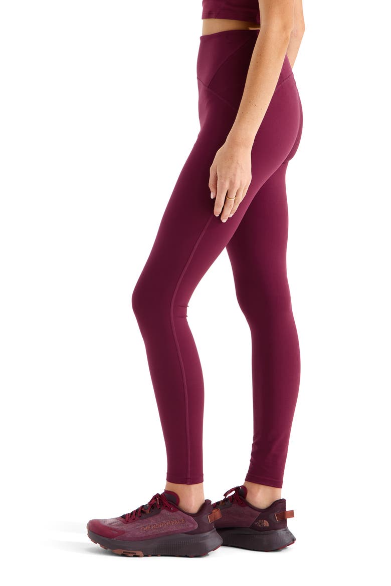 Jaida Pocket Leggings, Alternate, color, BURGUNDY CRUSH