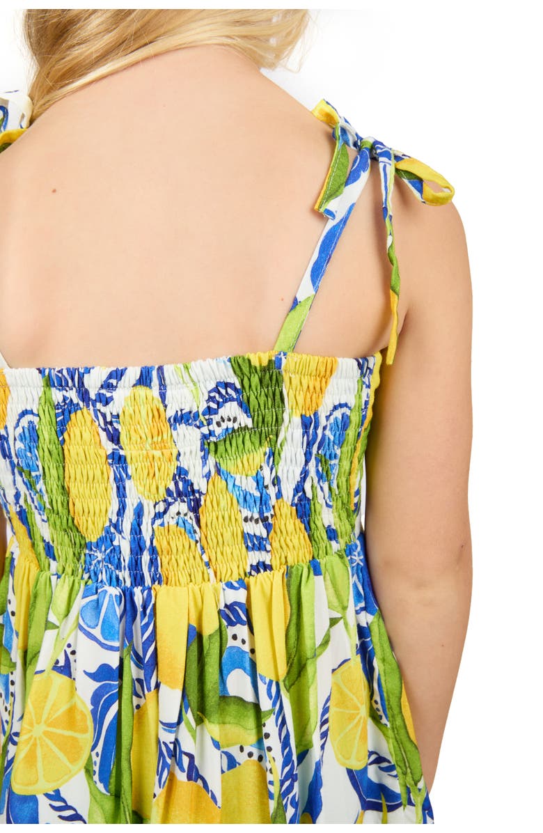 Kenny Flowers The Positano - Girls Resort Dress, Alternate, color, White