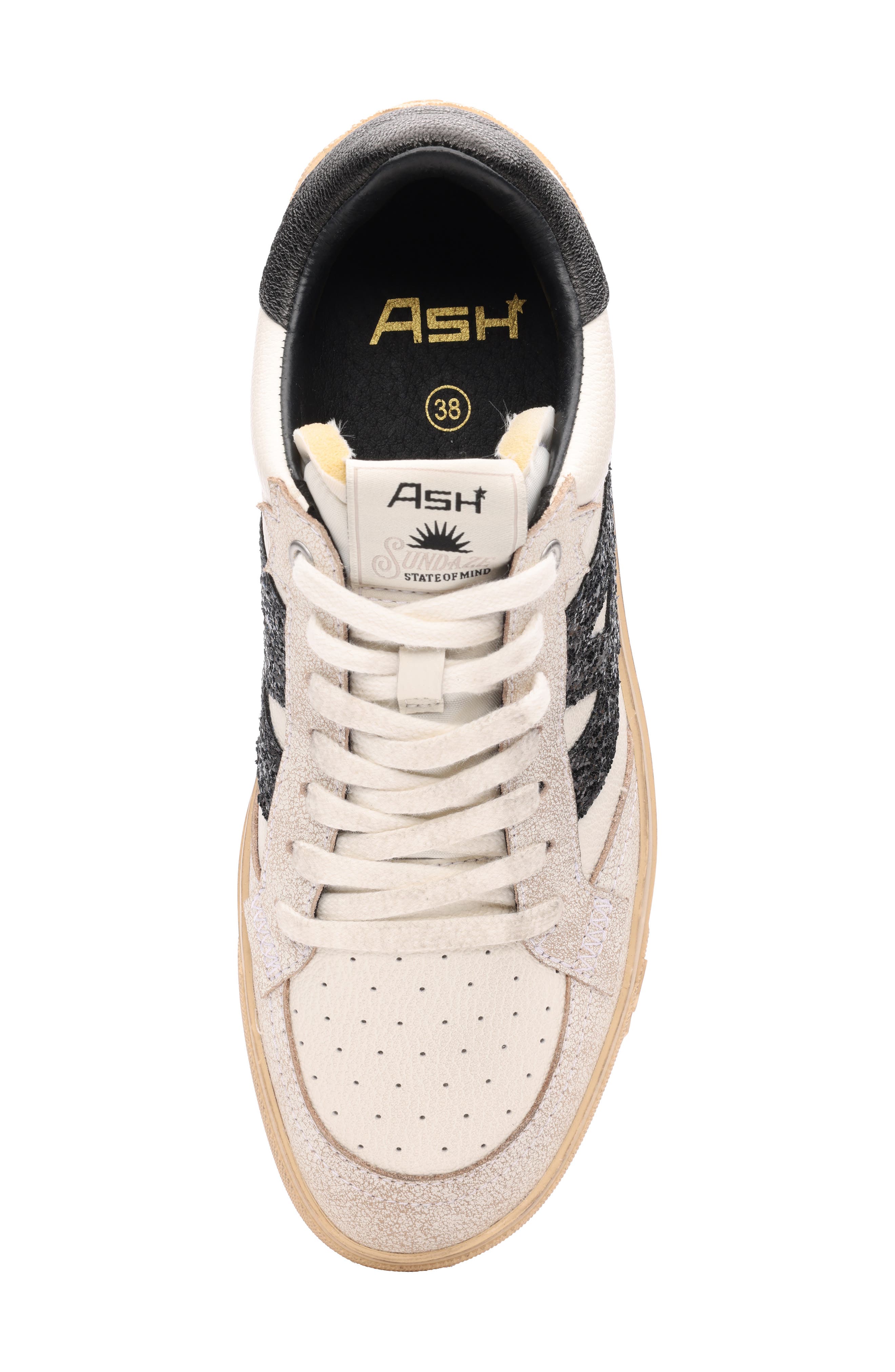 Ash Moonlight Sneaker, Alternate, color, Beige White