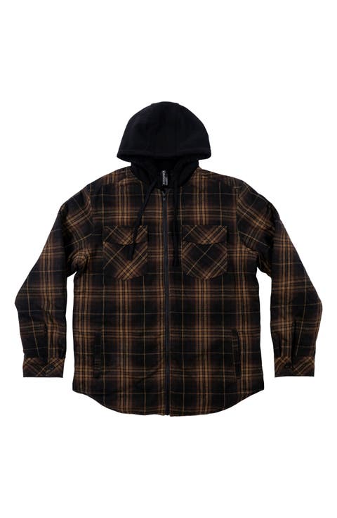 Redwood Flannel Hooded Jacket