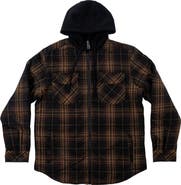BURNSIDE Redwood Flannel Hooded Jacket