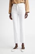 Lafayette 148 New York Reeve High Waist Straight Leg Ankle Jeans