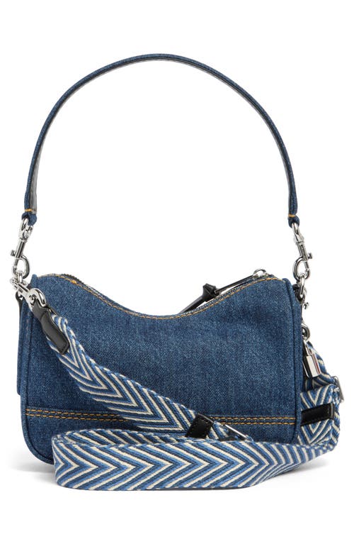 MARC JACOBS MARC JACOBS CONVERTIBLE DENIM SHOULDER BAG 