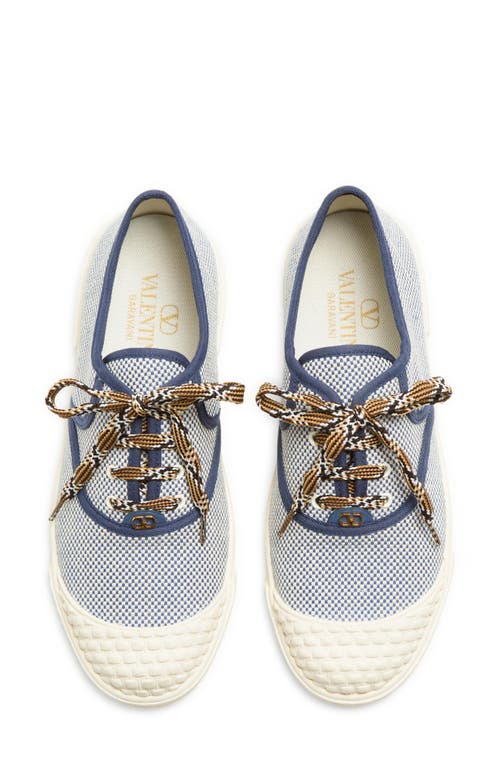 Shop Valentino Garavani Bay By Bay Low Top Sneaker In Blue/white Multi