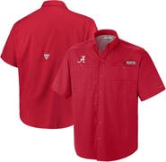 Columbia Men's Columbia Crimson Alabama Crimson Tide Big & Tall Collegiate Tamiami Button-Down Shirt