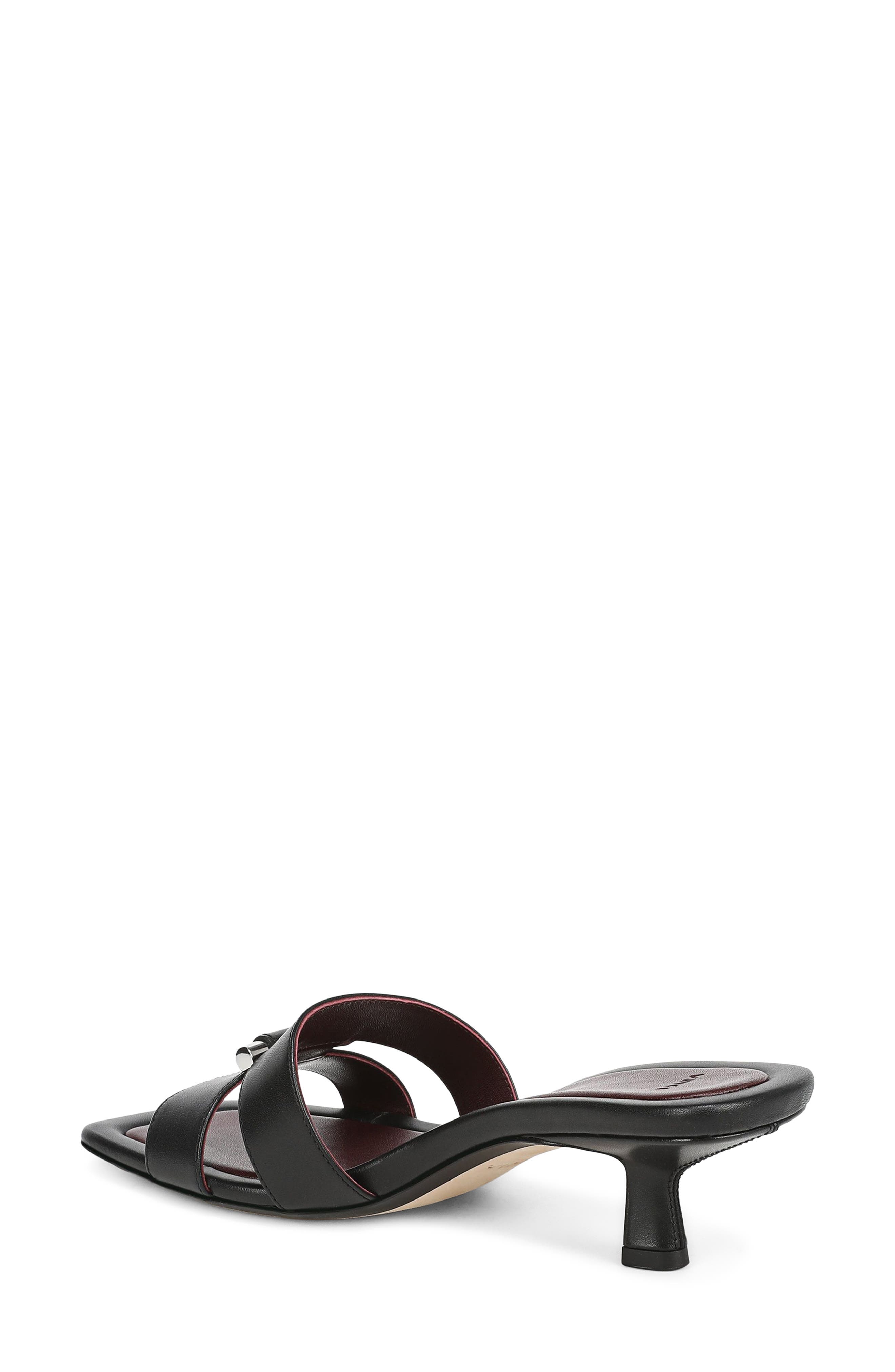 Vince Piper Kitten Heel Sandal, Alternate, color, Black