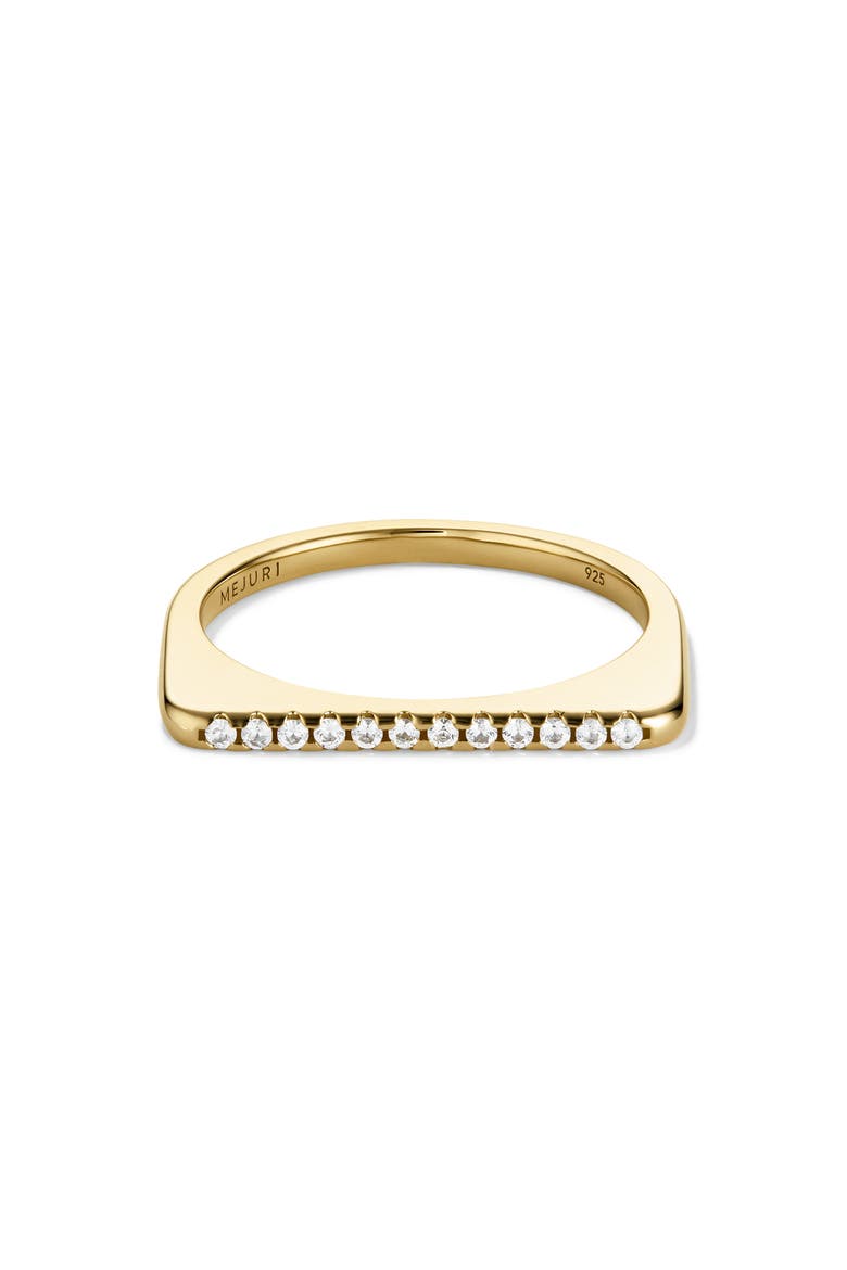 Pavé Puzzle Stacking Ring, Main, color, 18k Gold Vermeil