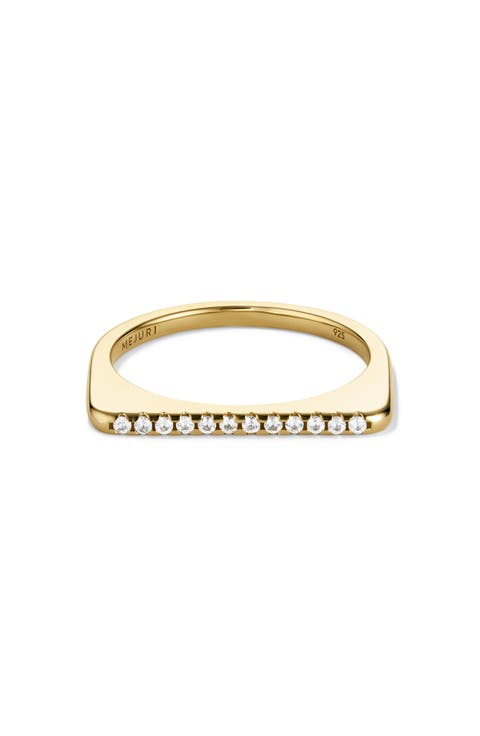 Pavé Puzzle Stacking Ring