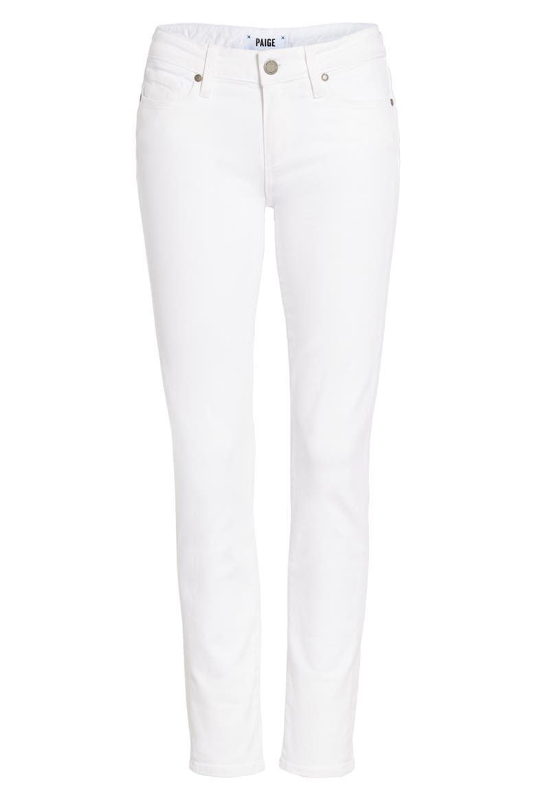 'Skyline' Ankle Peg Skinny Jeans, Alternate, color, OPTIC WHITE