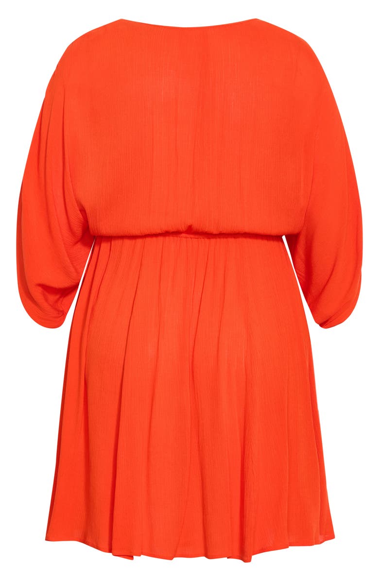 City Chic Seville Floral Embroidery Minidress, Alternate, color,