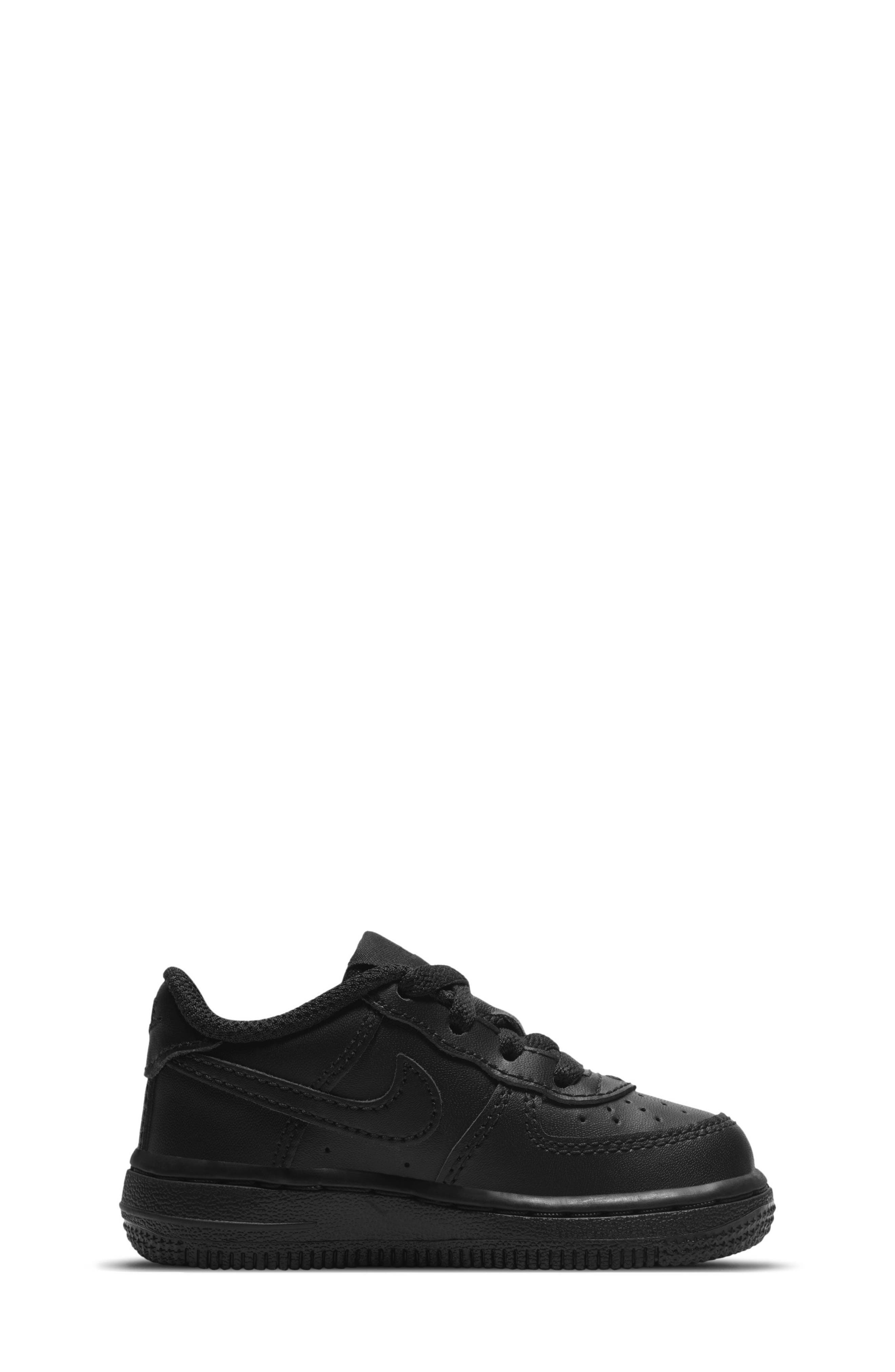 Air® Force 1 Sneaker, Alternate, color, BLACK/ BLACK