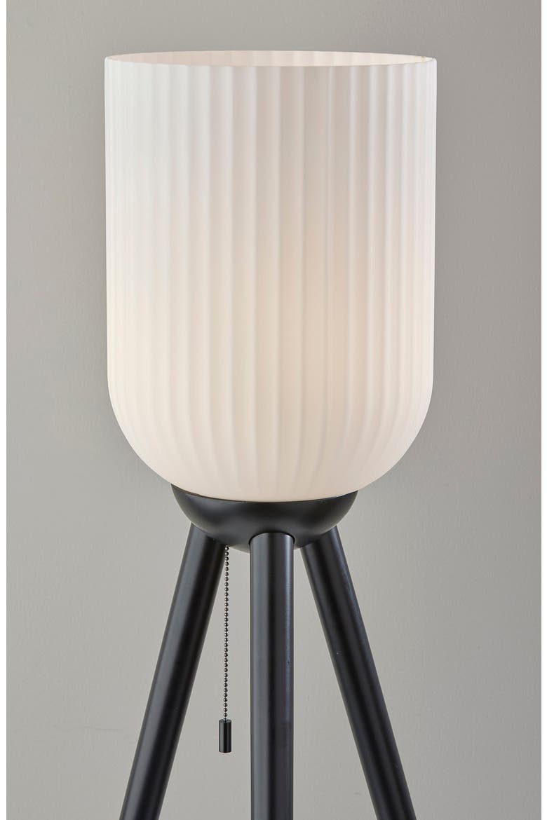 Kinsley Floor Lamp, Alternate, color, BLACK