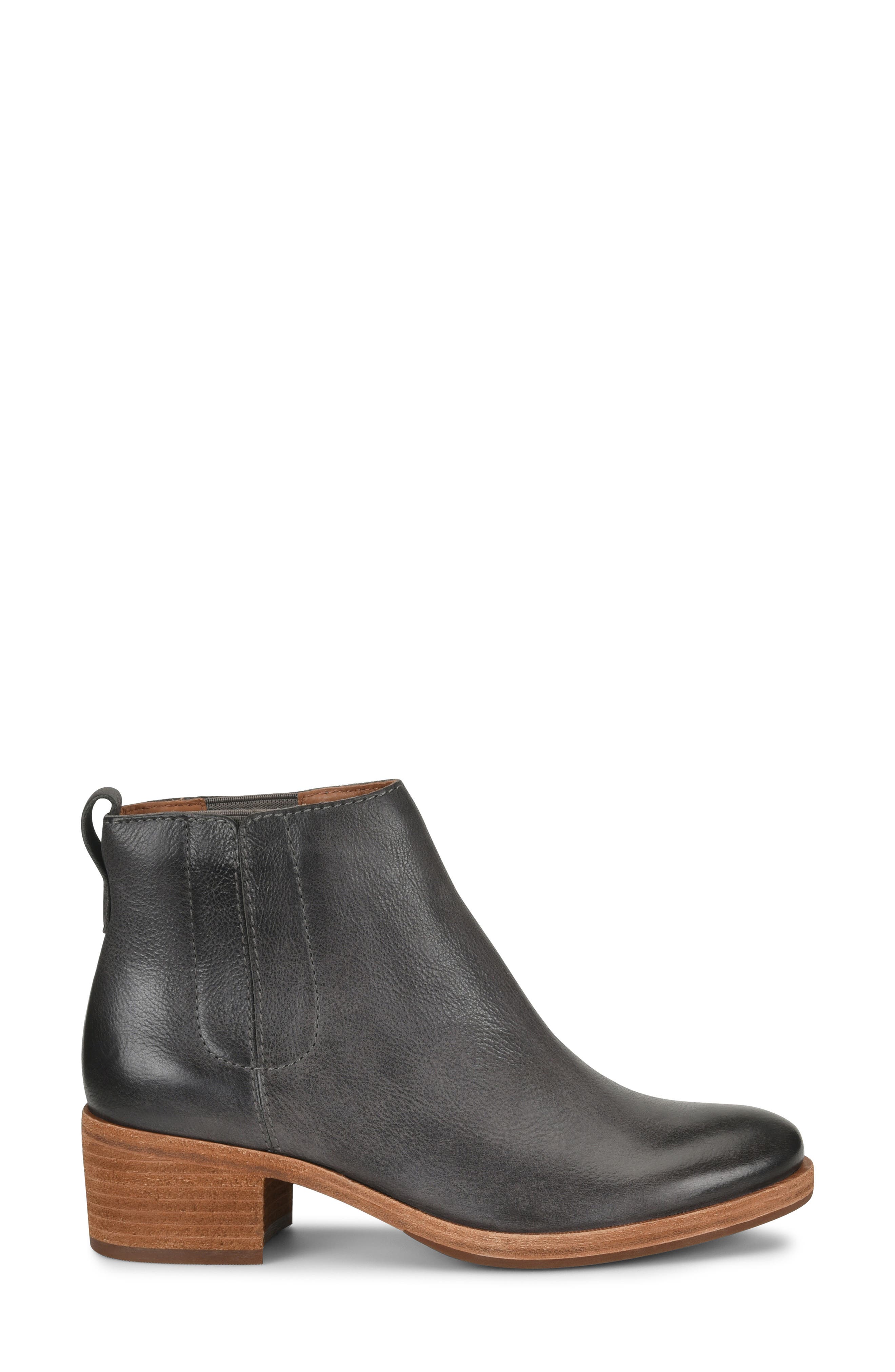 Mindo Chelsea Bootie, Alternate, color, GREY LEATHER