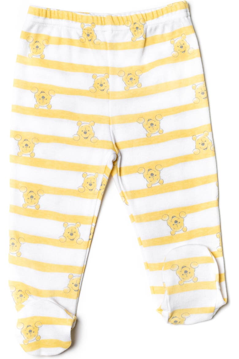 Winnie the Pooh Top and Footed Pants Set with Hat, Alternate, color, Winnie the Pooh Yellow