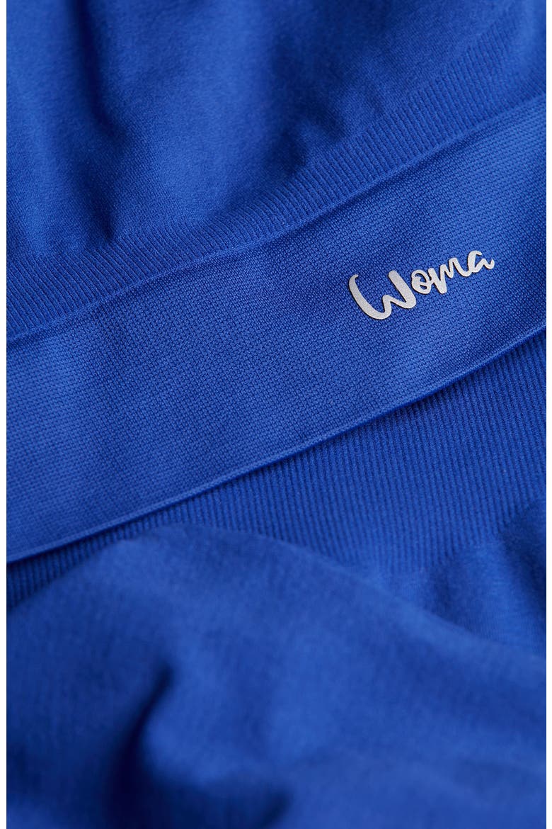 Woma maternity and nursing sports bra, Alternate, color, ELECTRIC BLUE