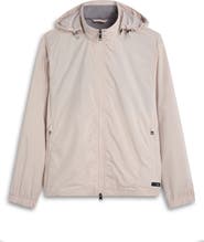 Bugatchi Water Repellent Packable Jacket with Removable Hood