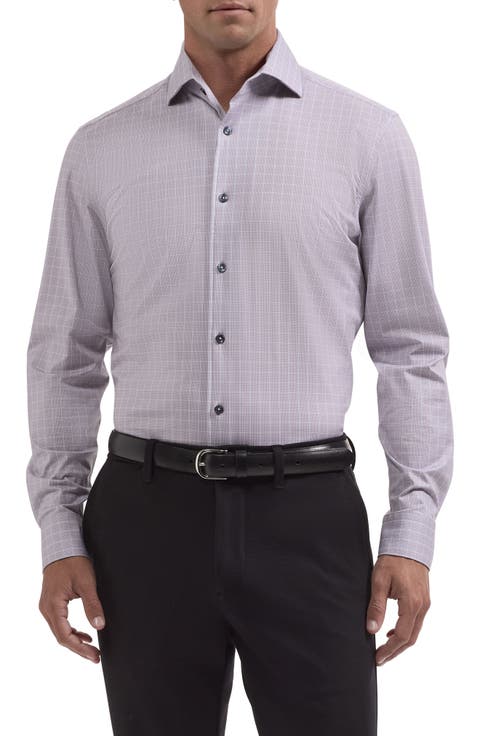 Devon OoohCotton® Grid Button-Up Shirt