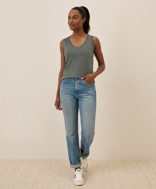 Pact Organic Cotton Softspun V-neck Tank