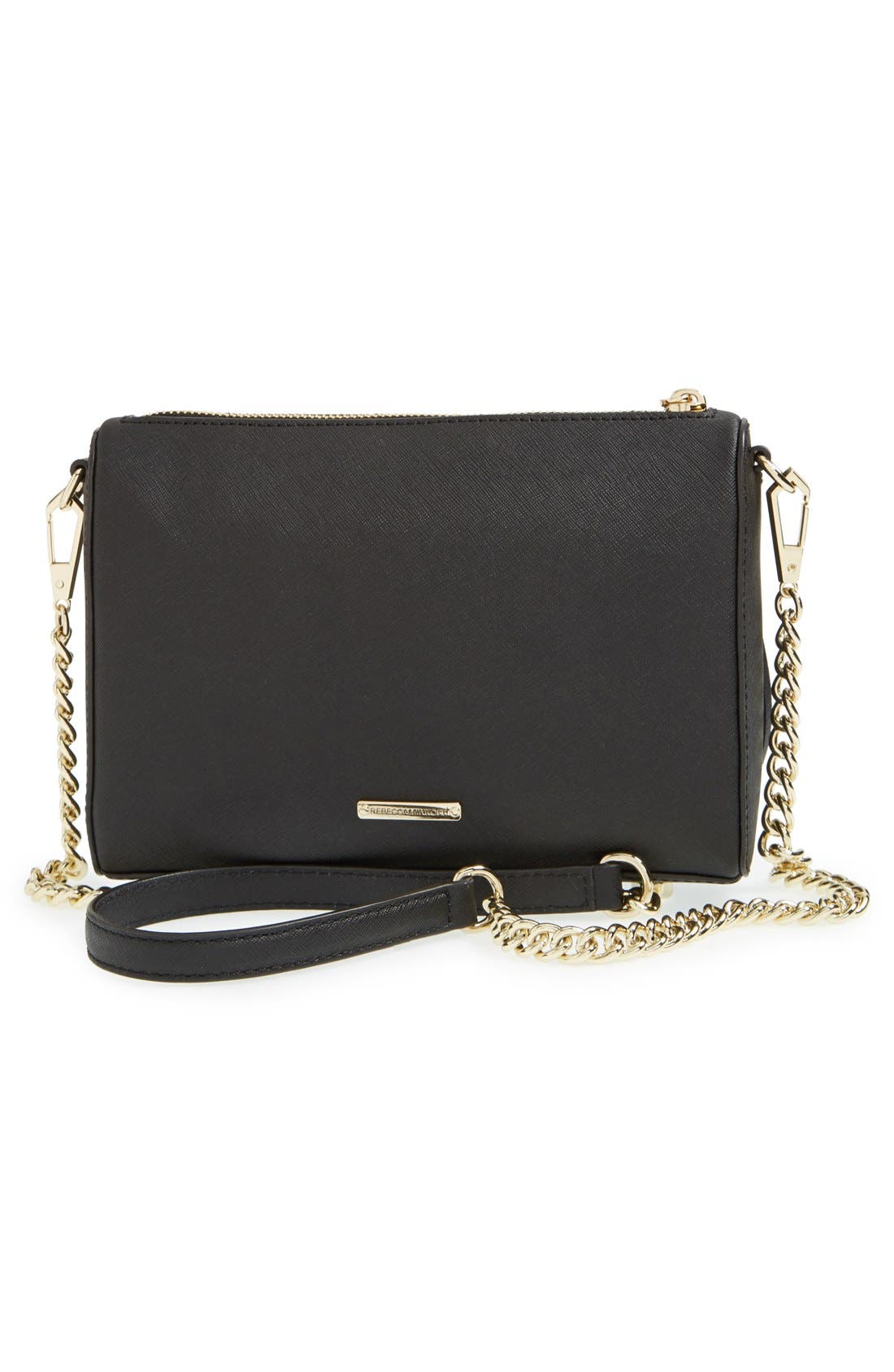 'Avery' Crossbody Bag, Alternate, color, BLACK