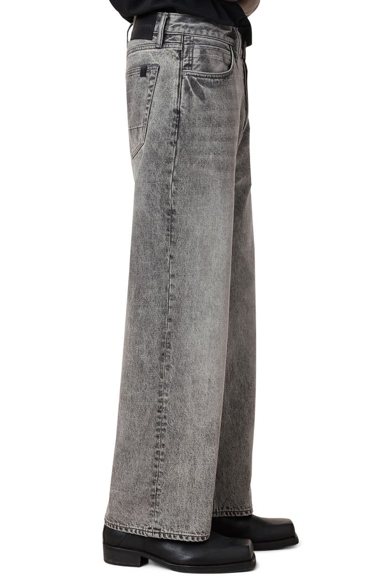 Lenny Loose Fit Straight Leg Jeans, Alternate, color, LIGHT GREY
