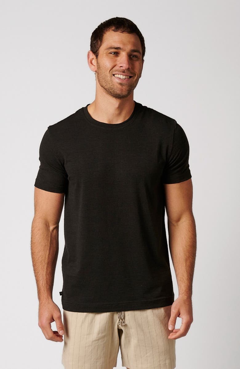 LEISURE LAB Everyday T-Shirt, Alternate, color, Matte Black