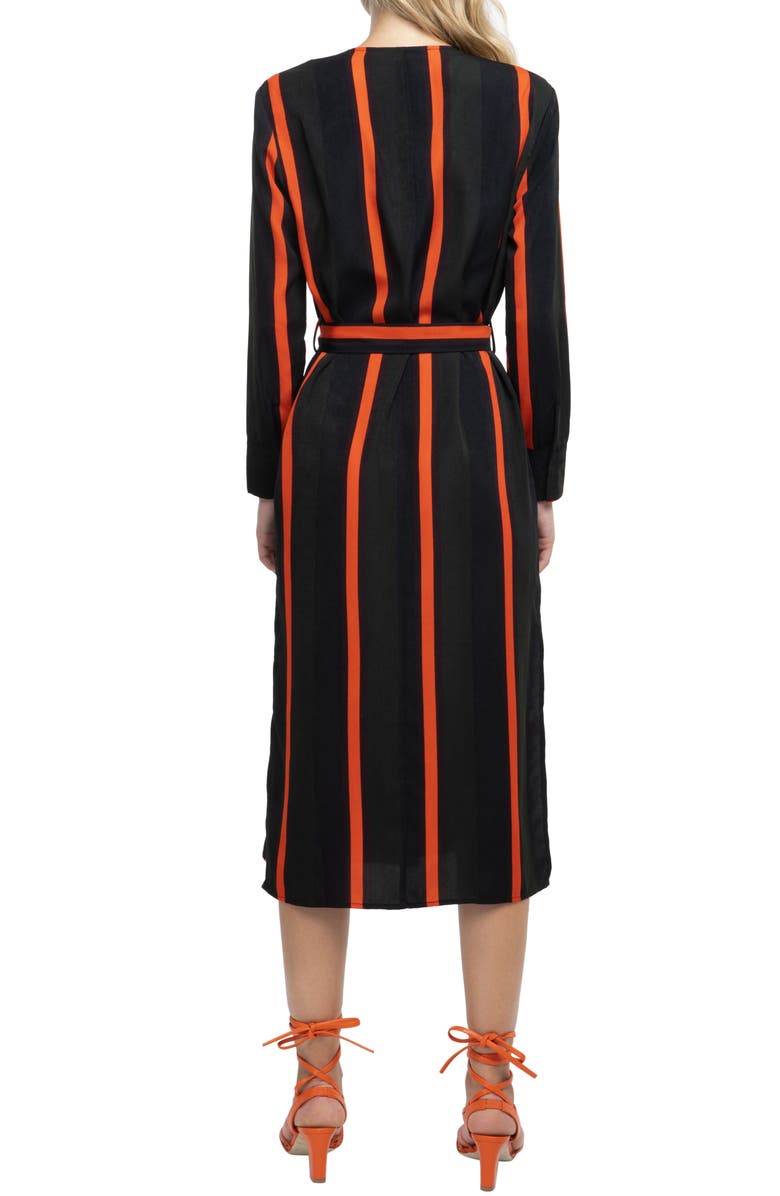 ASTR the Label Stripe Wrap Dress, Alternate, color,