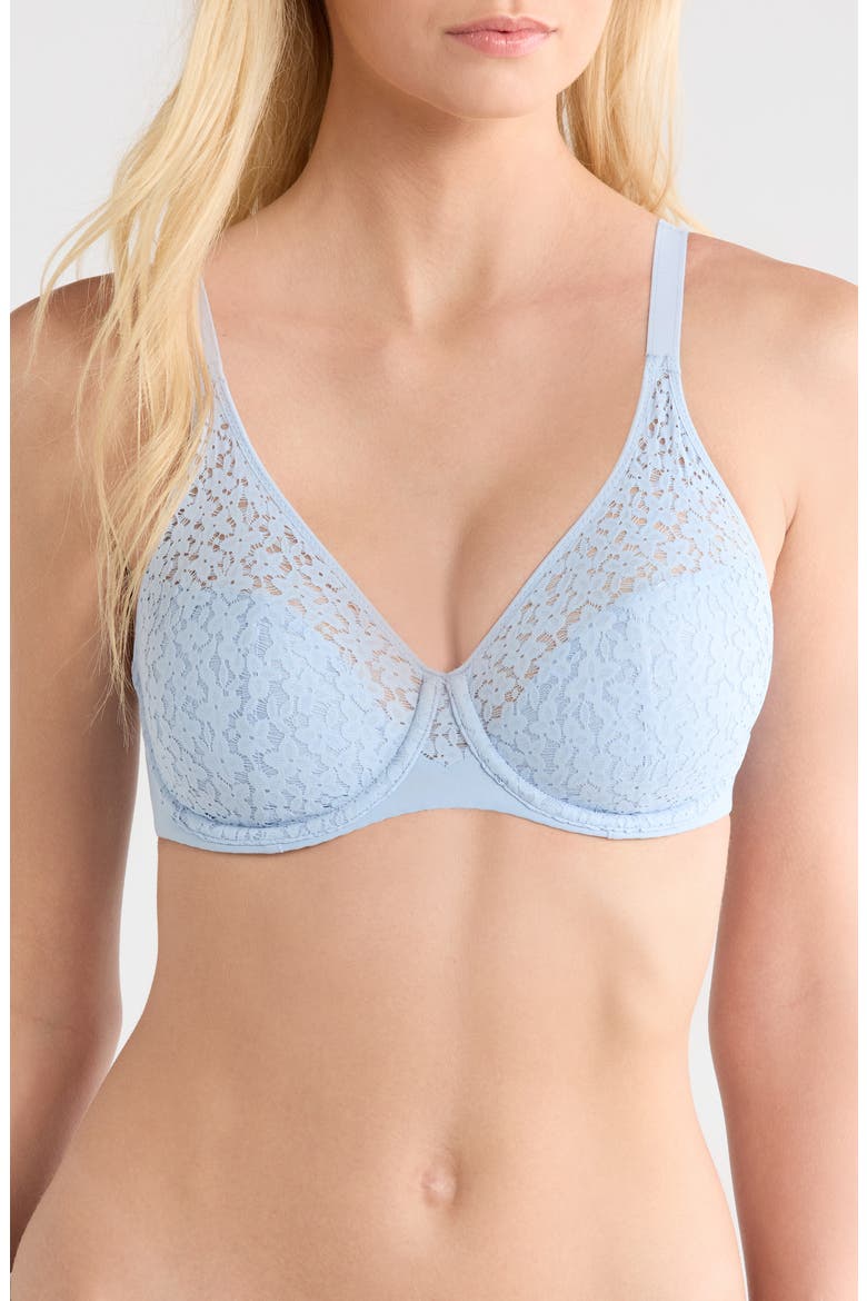 Norah Comfort Underwire Bra, Main, color, ICY POWDER