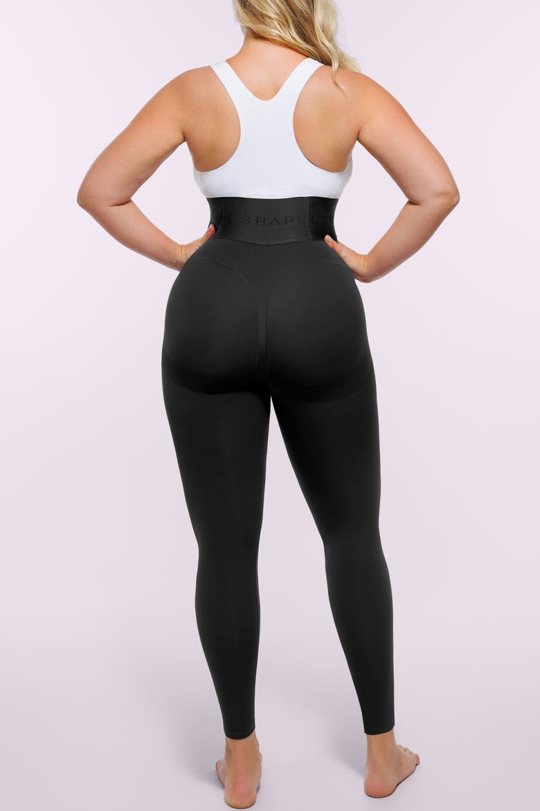 Bare Essentials AirSlim High-Waisted Full-Length Shaping Leggings, Alternate, color, Black