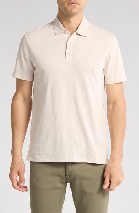 Short Sleeve Slub Polo