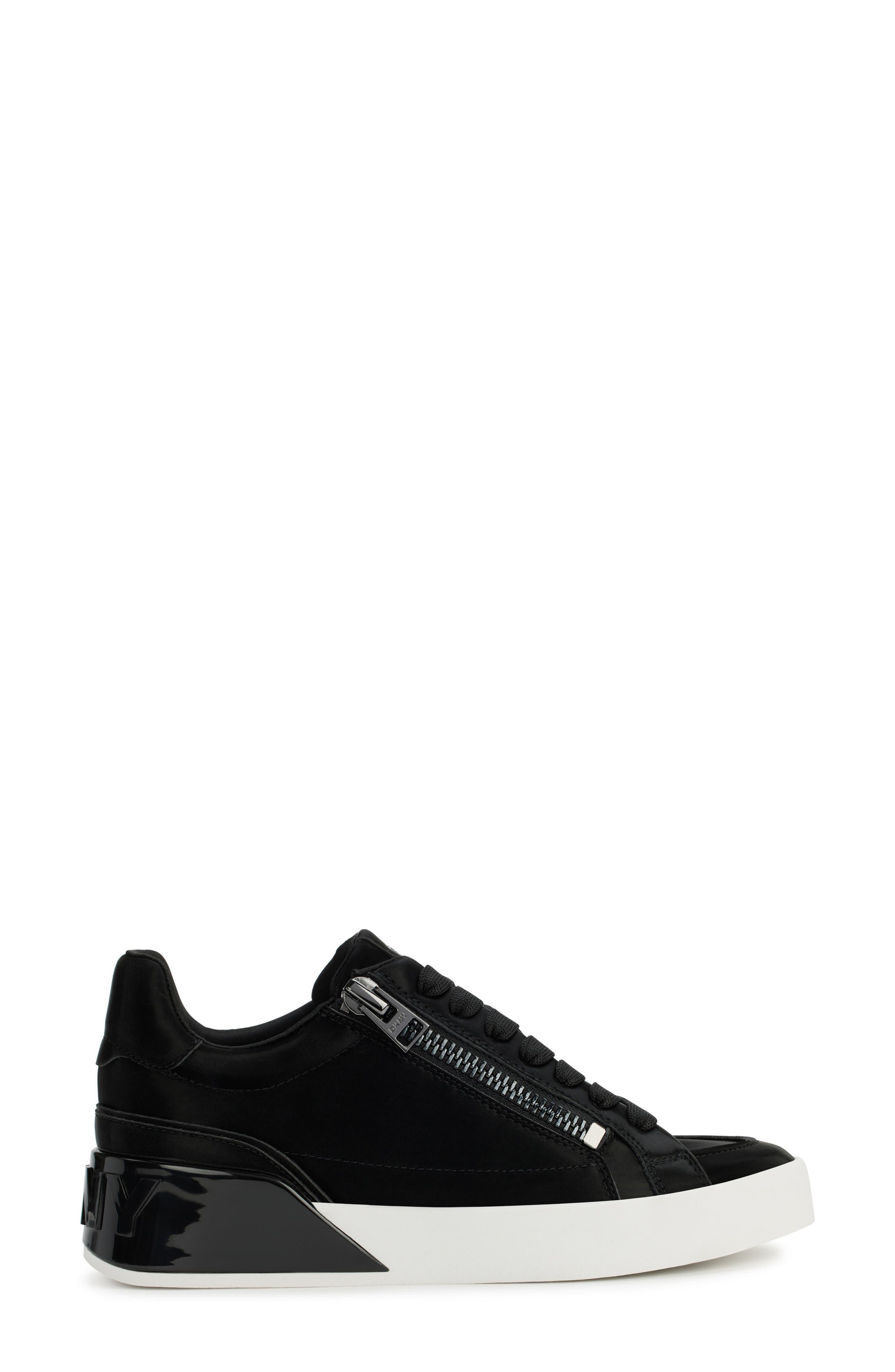 DKNY Mei Sneaker, Alternate, color, Black