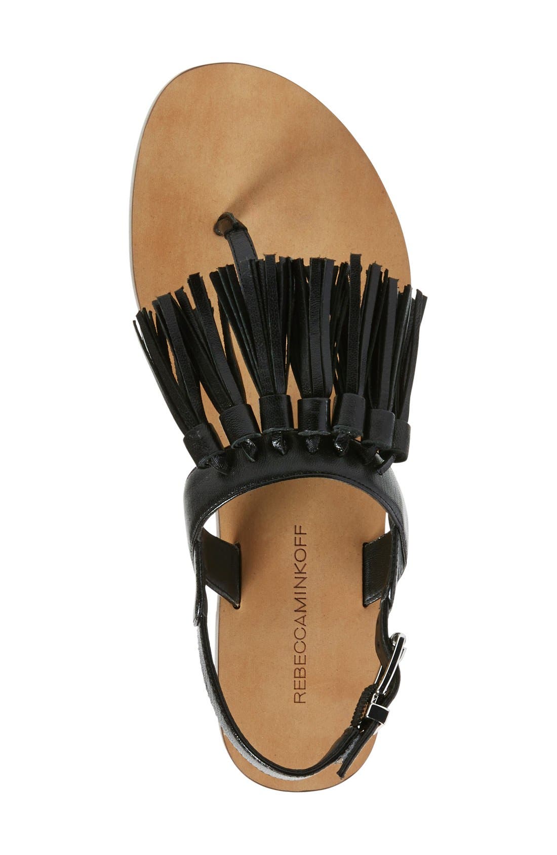 Rebecca Minkoff 'Erin' Tassel Sandal, Alternate, color, 