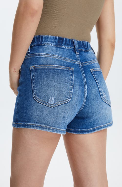 Bayeas High Waist Denim Shorts In Blue