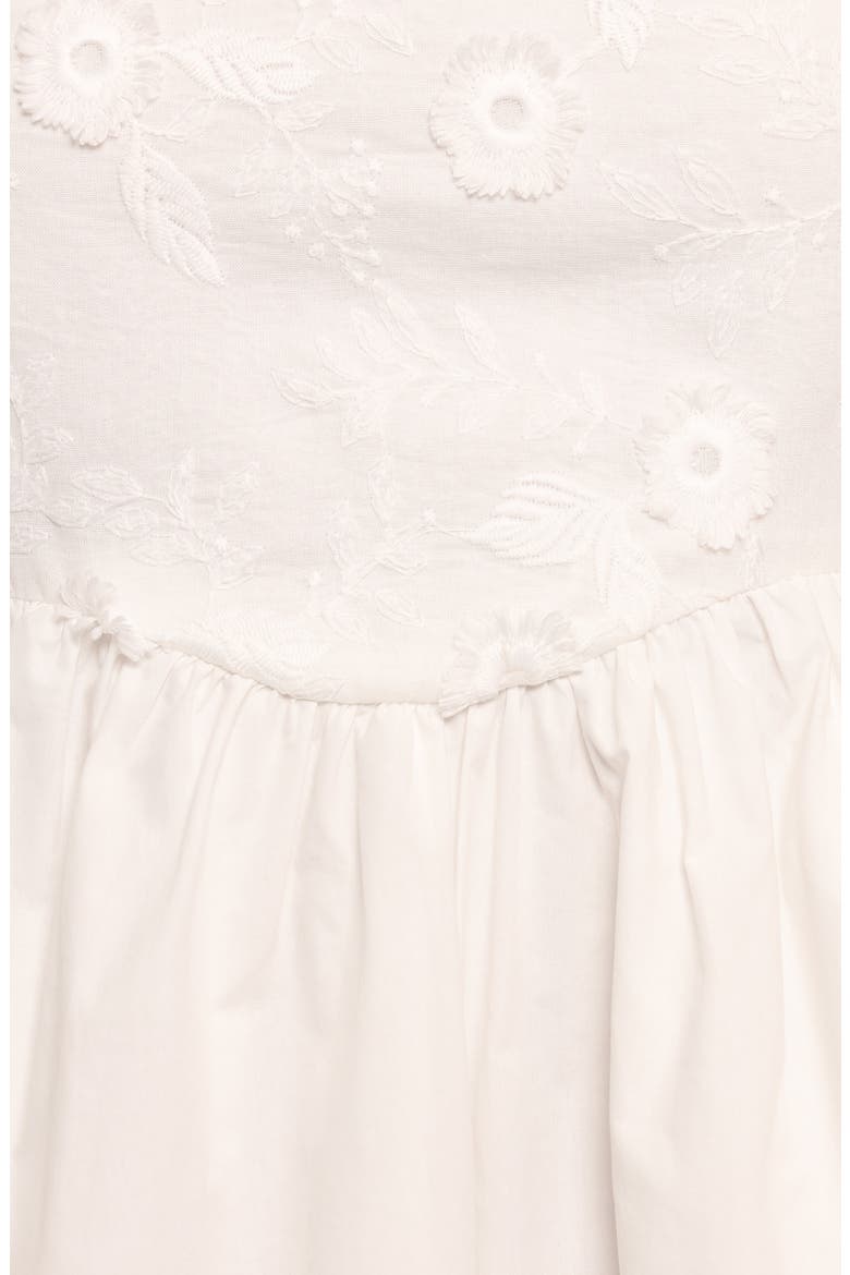Lynne Tie Strap Minidress, Alternate, color, WHITE