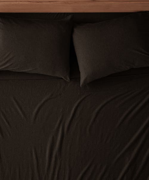 Pact Organic Favorite Tee Jersey Flat Sheet In Brown