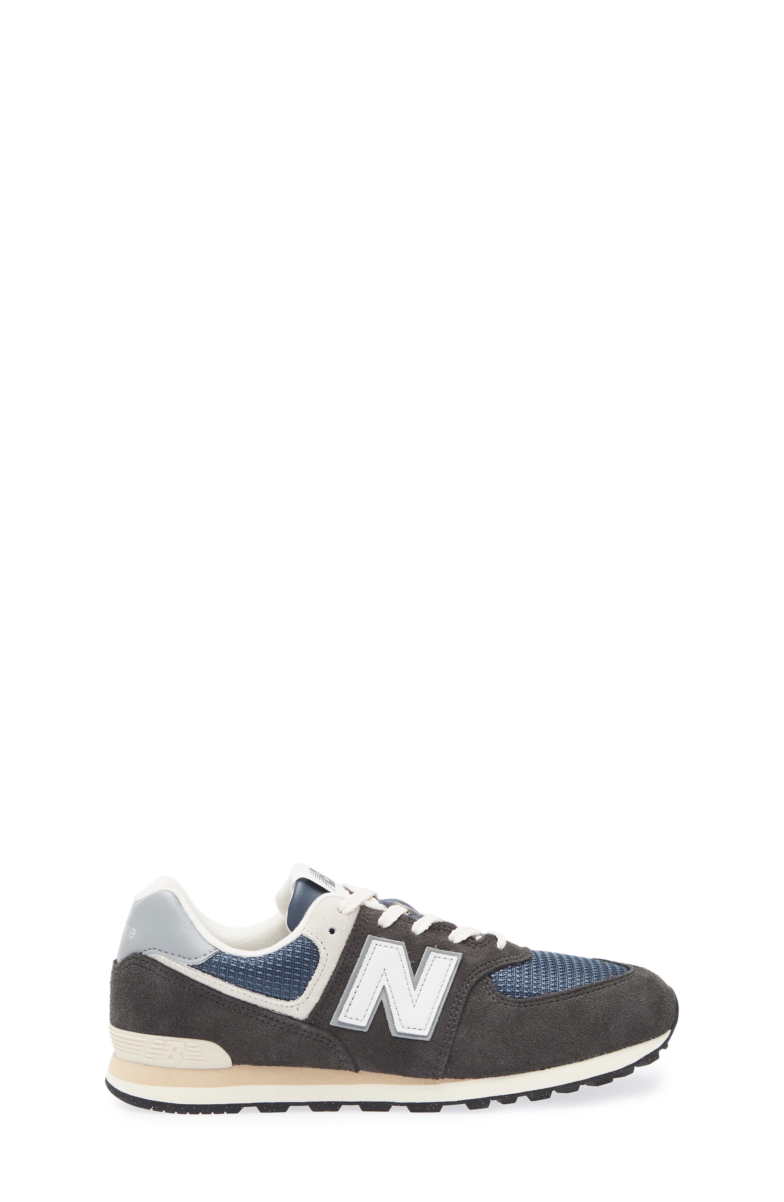 New Balance Kids' 574 Classic Sneaker, Alternate, color, Black Cement/ Slate Grey
