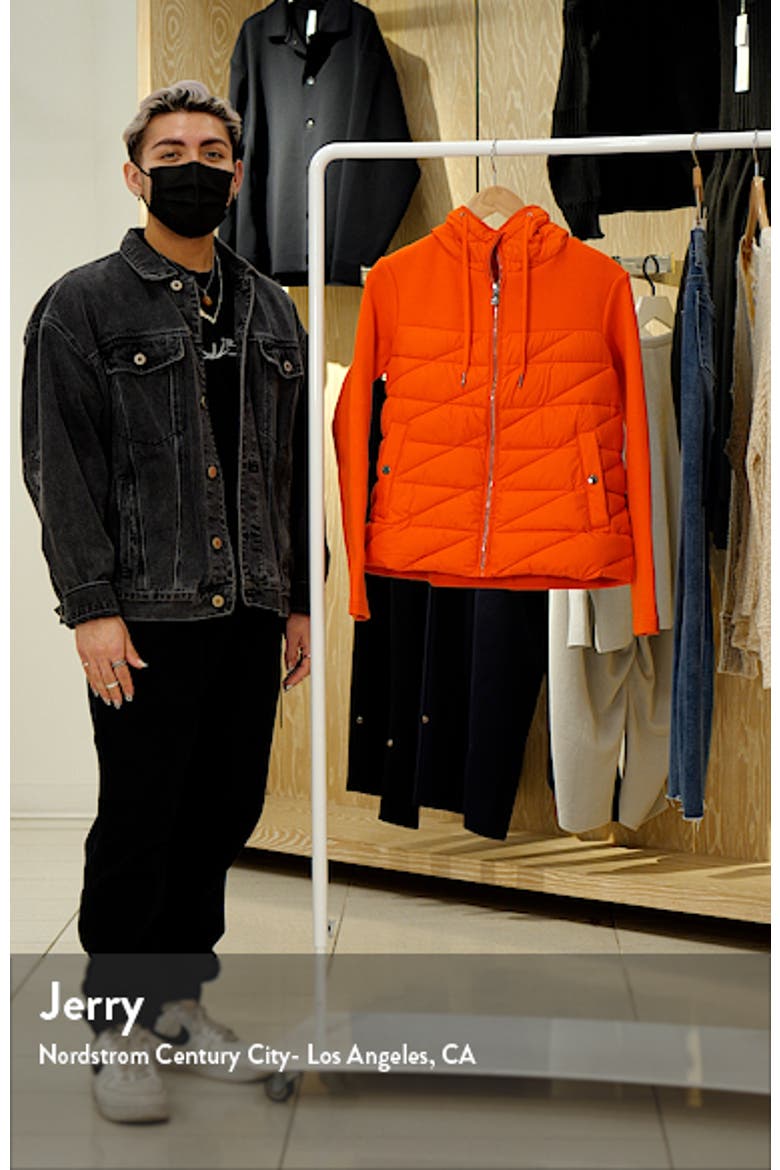 Insulated Quilted Hooded Jacket video