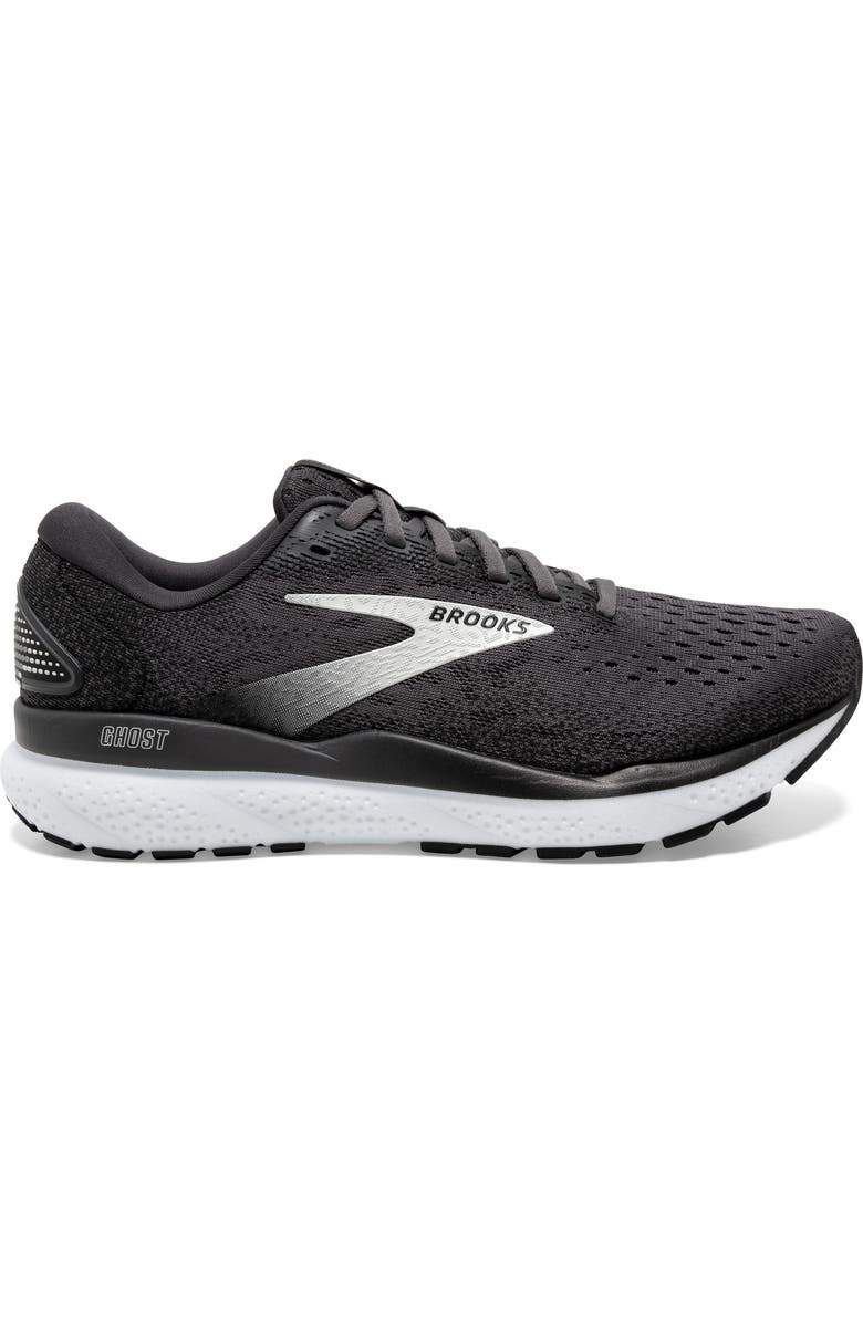 Brooks Ghost 16 Running Shoe, Alternate, color, Black/Grey/White