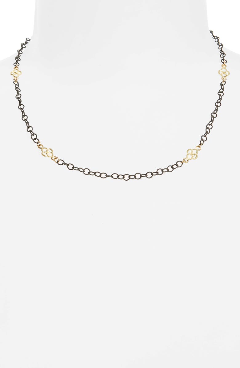 Armenta Old World Cable Chain Necklace, Alternate, color, Yellow Gold