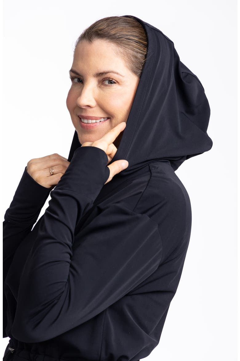Apres 18 Golf Hoodie, Alternate, color, BLACK