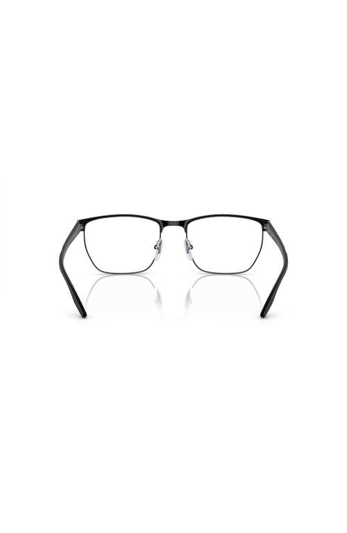 Prada Linea Rossa 55mm Irregular Optical Glasses In Black