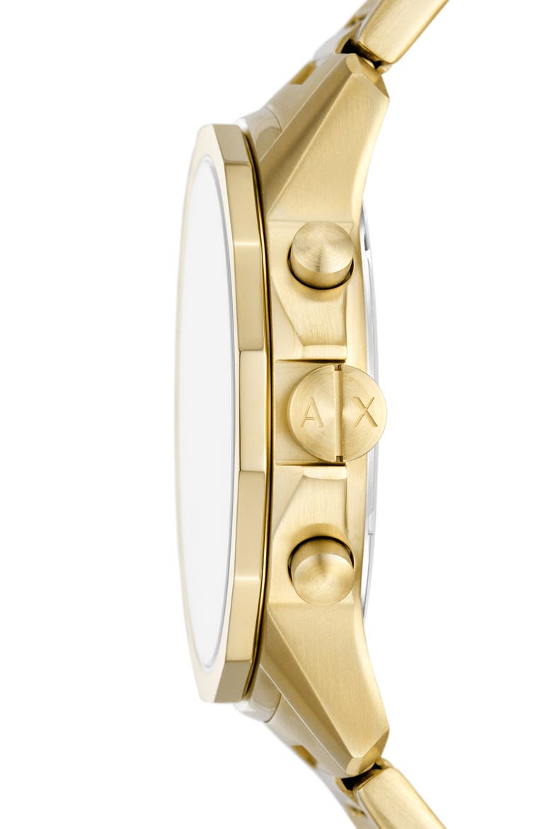 Chronograph Bracelet Watch, 44mm, Alternate, color, GOLD