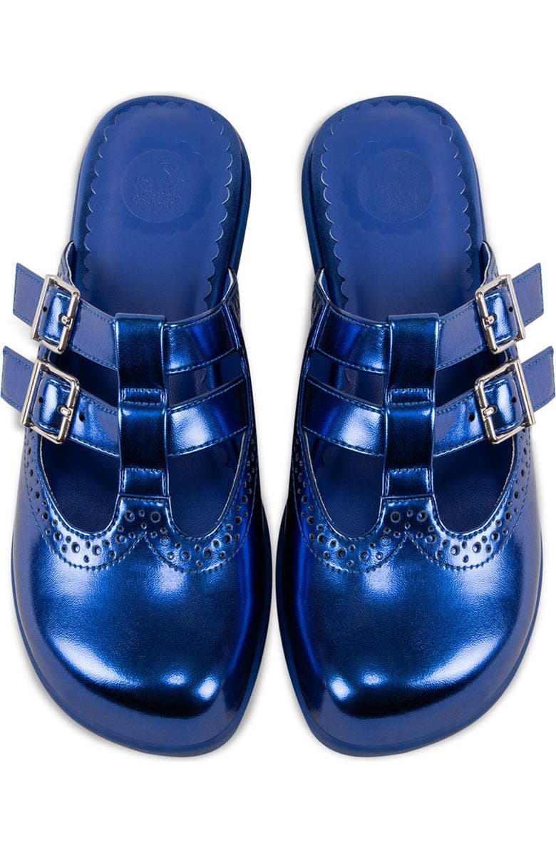 Hot Chocolate Design Chrome Crush Ocean Women's Clogs, Alternate, color, Chrome Crush Ocean