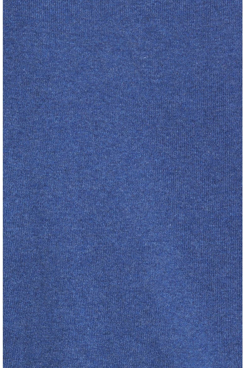 Cotton & Cashmere Crewneck Sweater, Alternate, color, BLUE DARK HEATHER