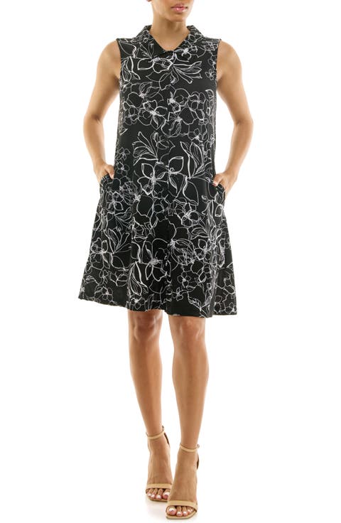 Sleeveless Trapeze Dress