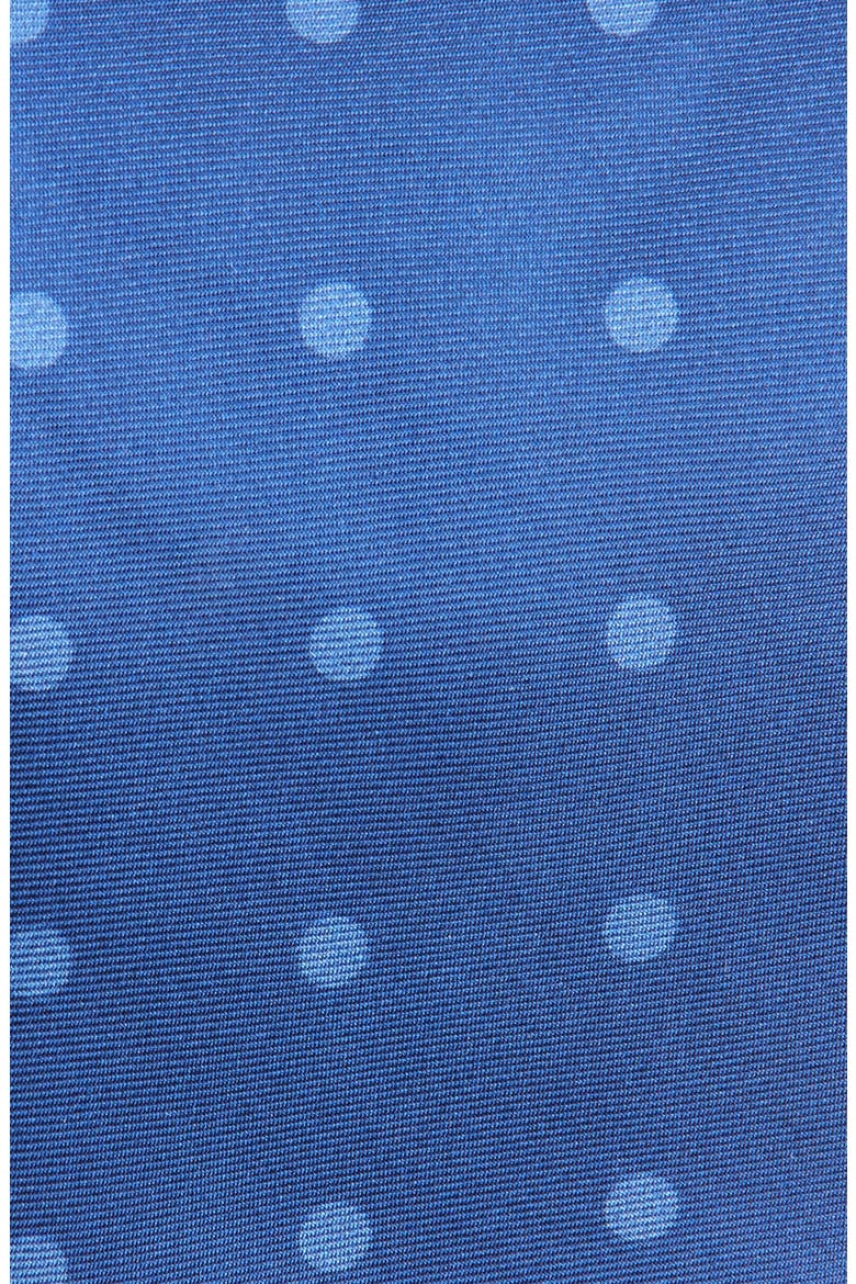 Polka Dot Silk Tie, Alternate, color, AZURE