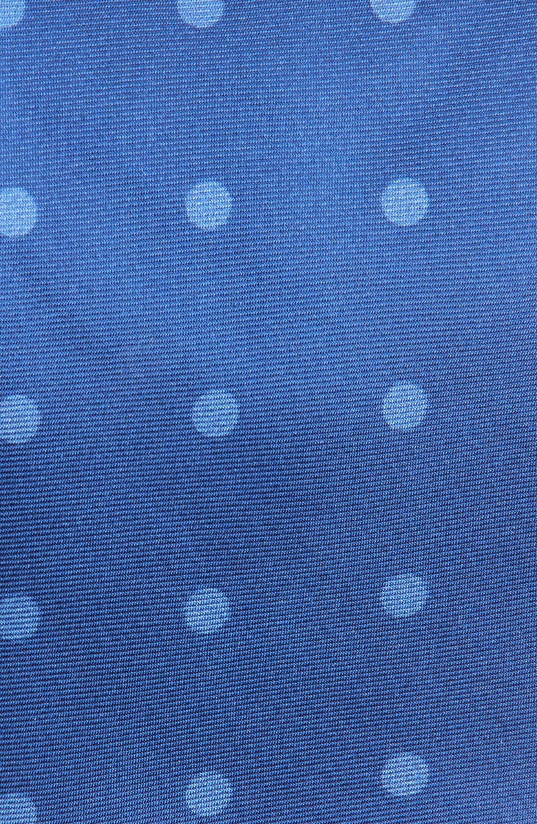 CLIFTON WILSON Polka Dot Silk Tie, Alternate, color, Azure