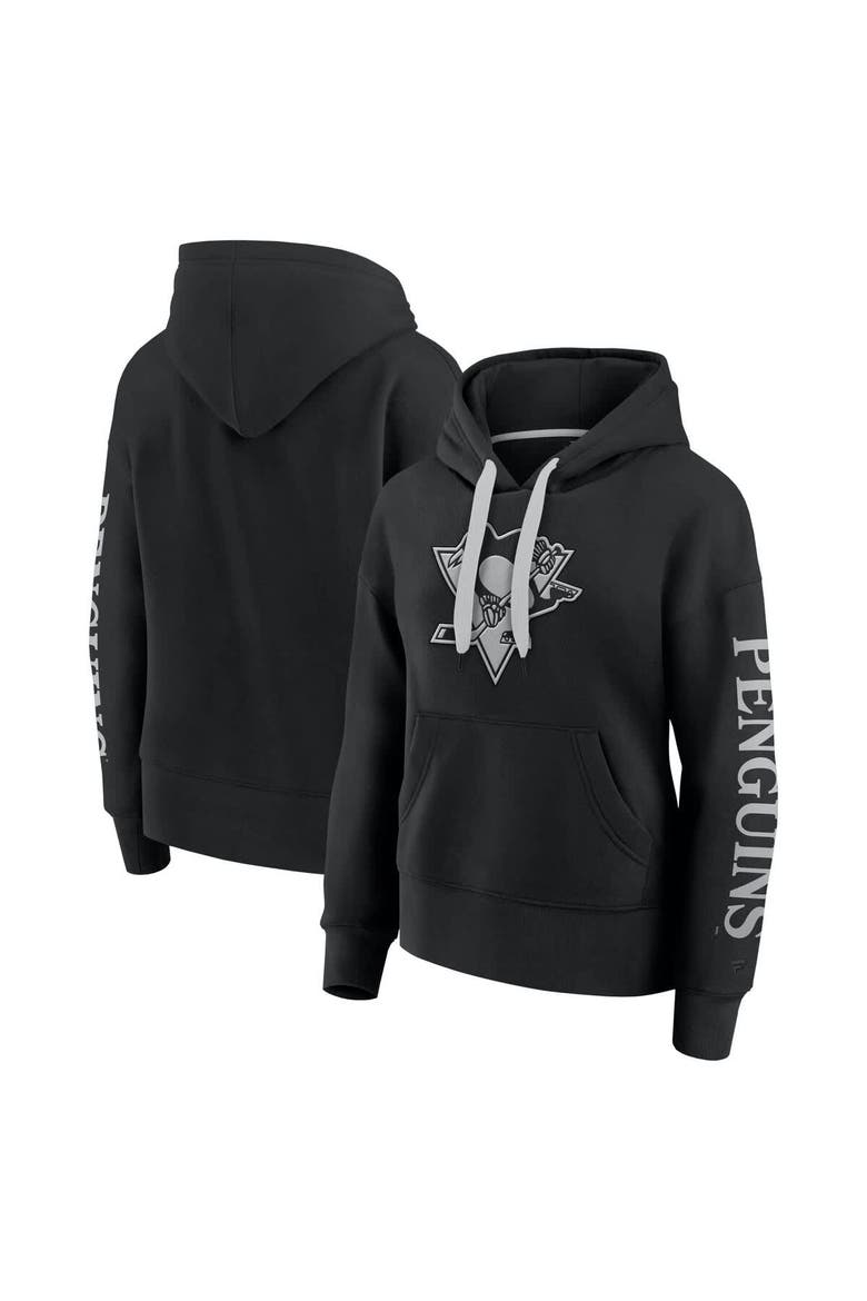 Women's Fanatics Black Pittsburgh Penguins Elements Next Pullover Hoodie, Main, color, Black