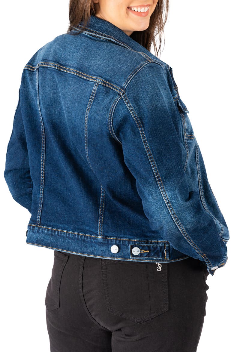 Denim Trucker Jacket, Alternate, color, SKYLAR