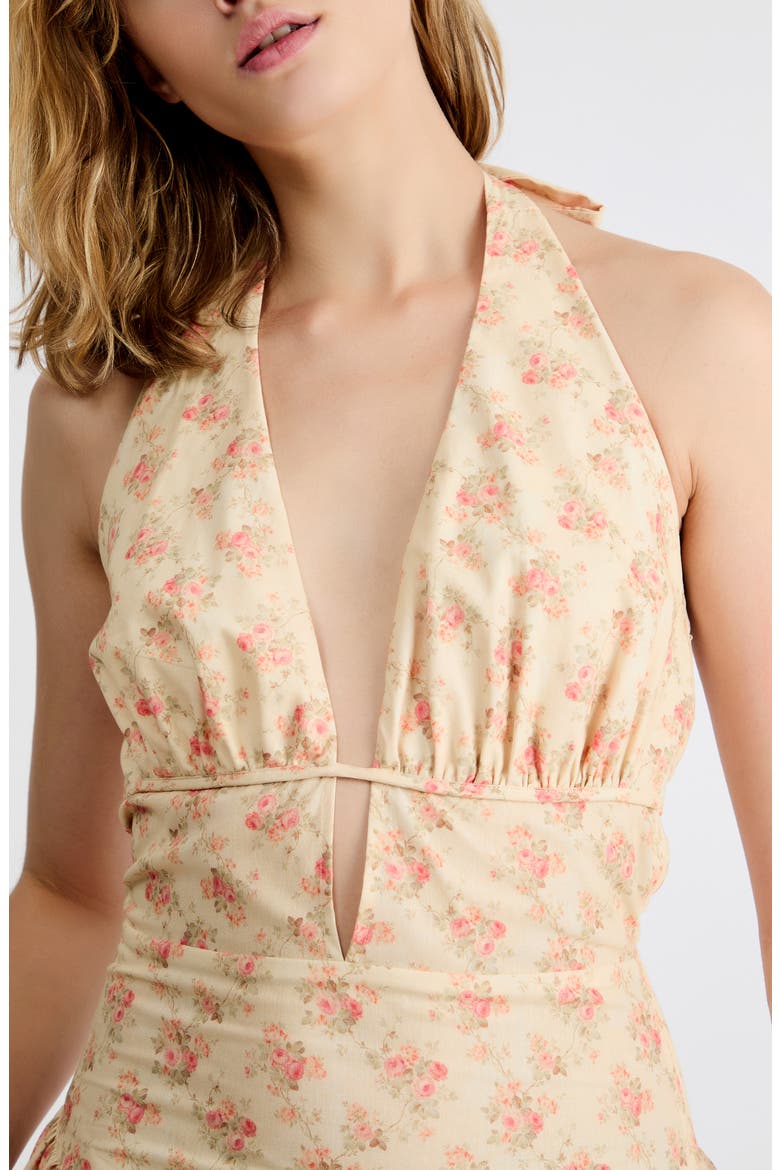 Alice Halter Minidress, Alternate, color, FLORAL PRINT