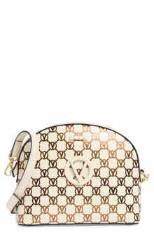 VALENTINO BY MARIO VALENTINO Diana Monogram Leather Crossbody Bag